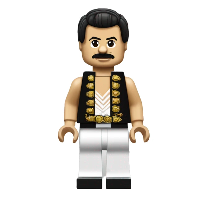 full body lego freddie mercury sticker