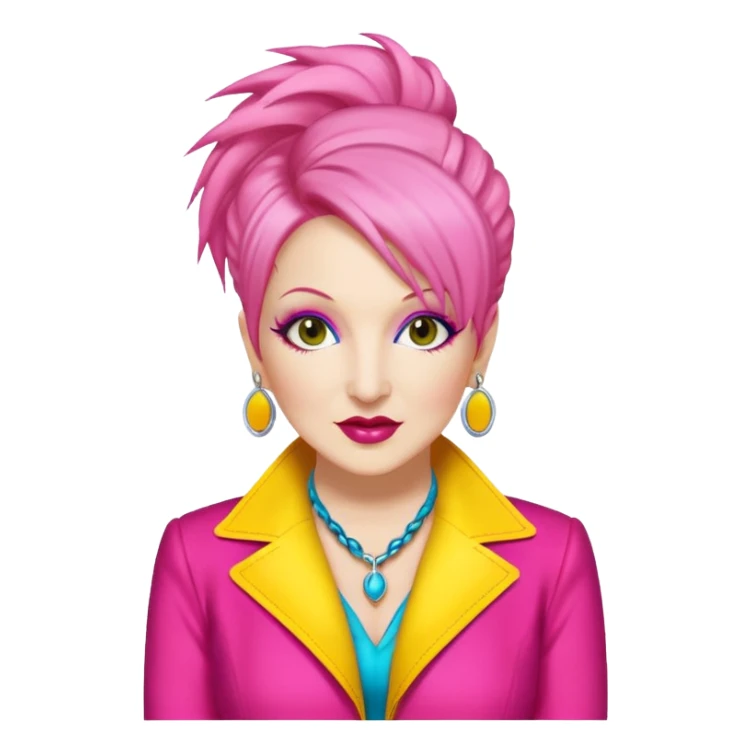 Cyndi lauper she's so unusual cover  sticker