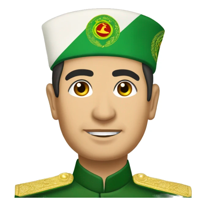 Saparmurat Niyazov president Turkmenistan sticker