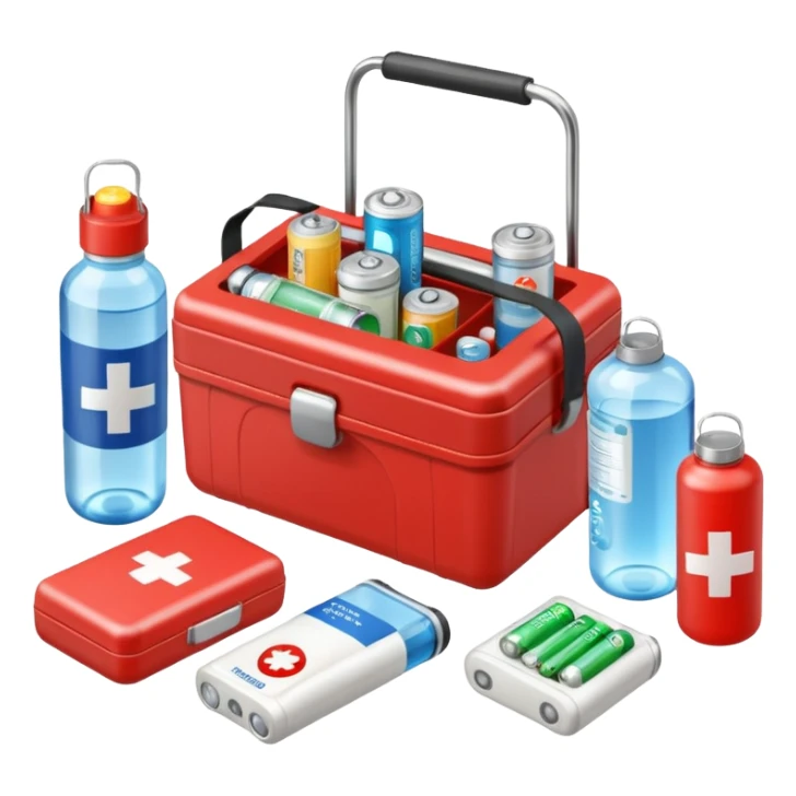 emergency kit sticker