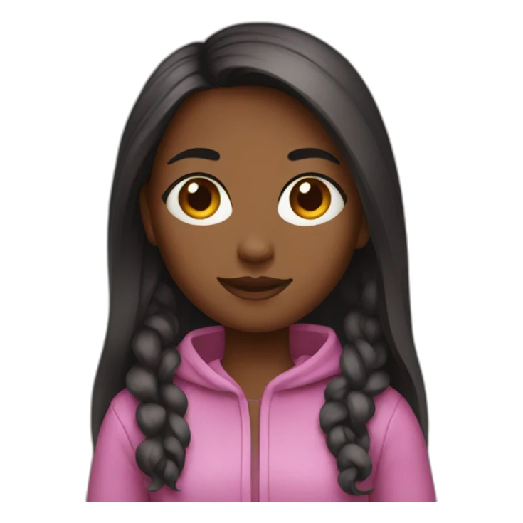 Girl with Instagram sticker