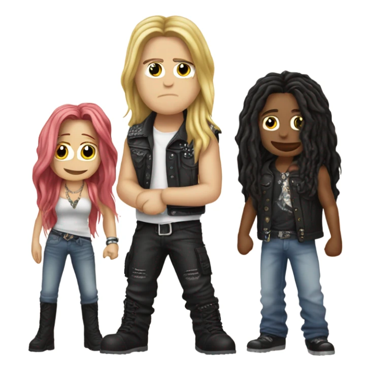 Axel Rose Shakira and Dixie djdnebebbe sticker
