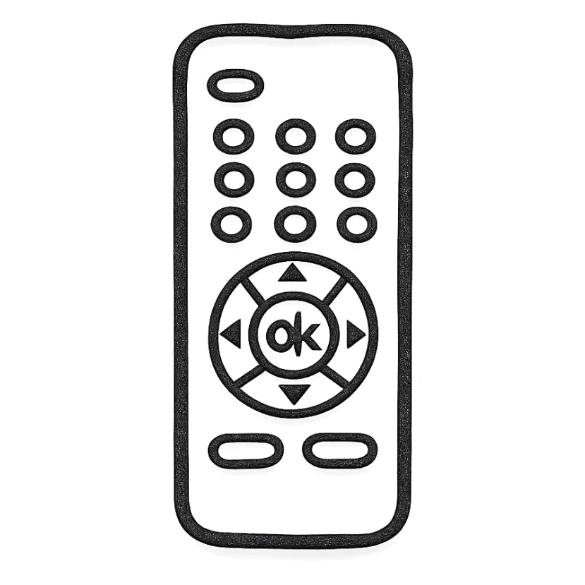 remote control sticker