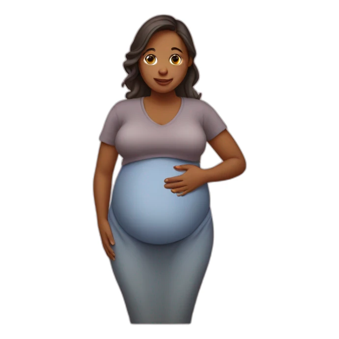Pregnant woman in Canada sticker