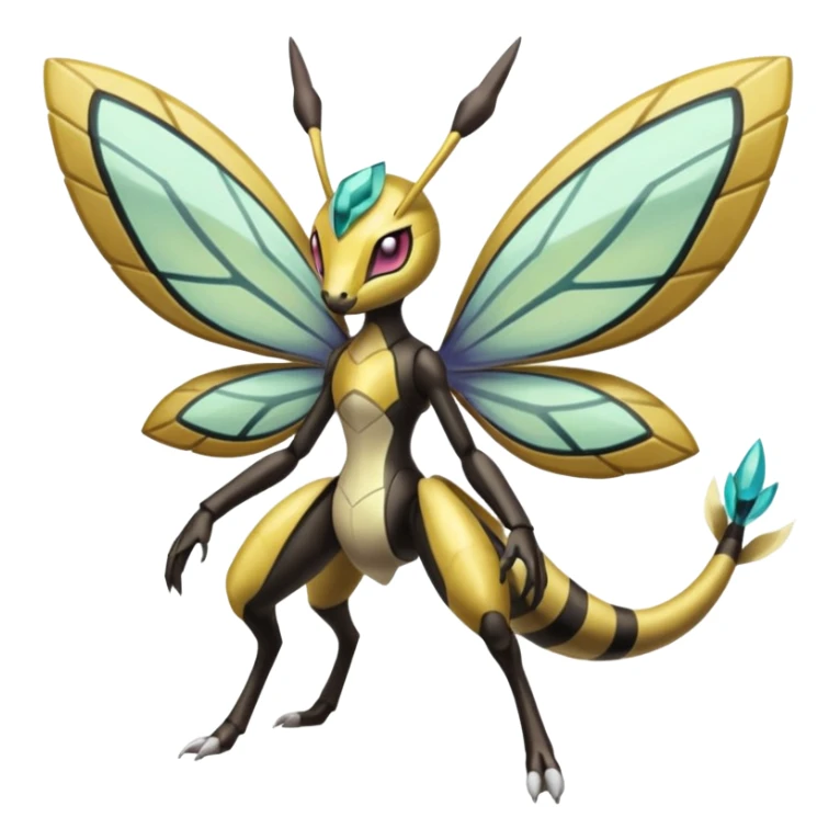 Meloetta-Beedrill-Manectric-Palkia-Cresselia-fusion sticker
