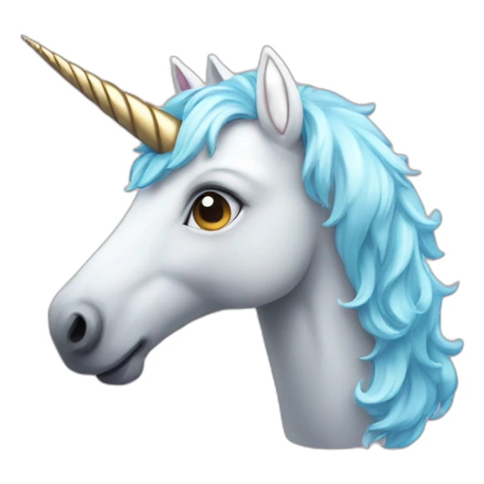 unicorn-with-glass sticker