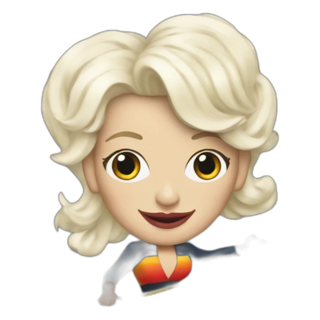 Pablo picasso Dolly parton surfing sticker