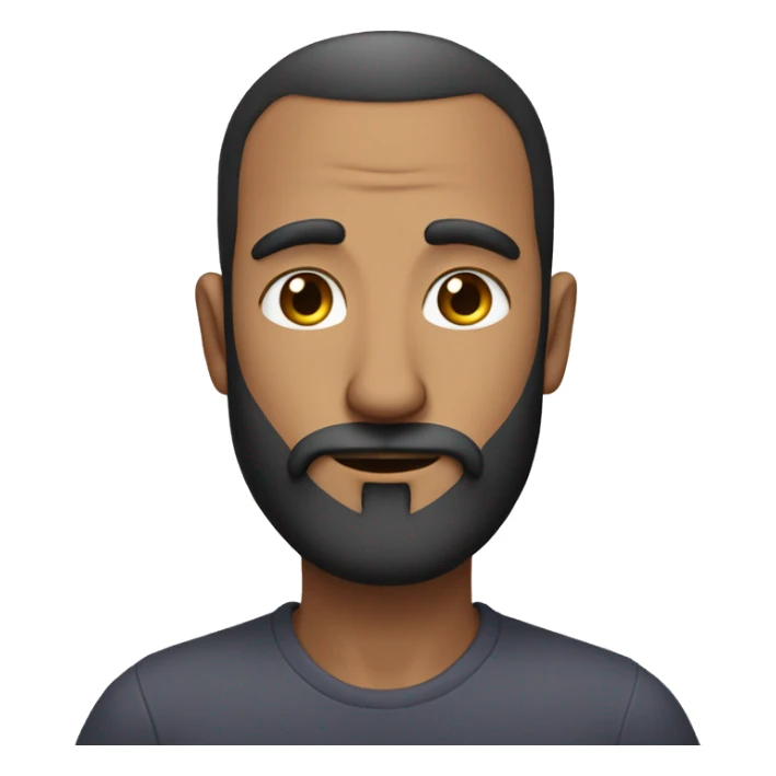 guy with long nose, receding hairline, wearing a kipa,  full beard, 
 rubbing his hands together. sticker