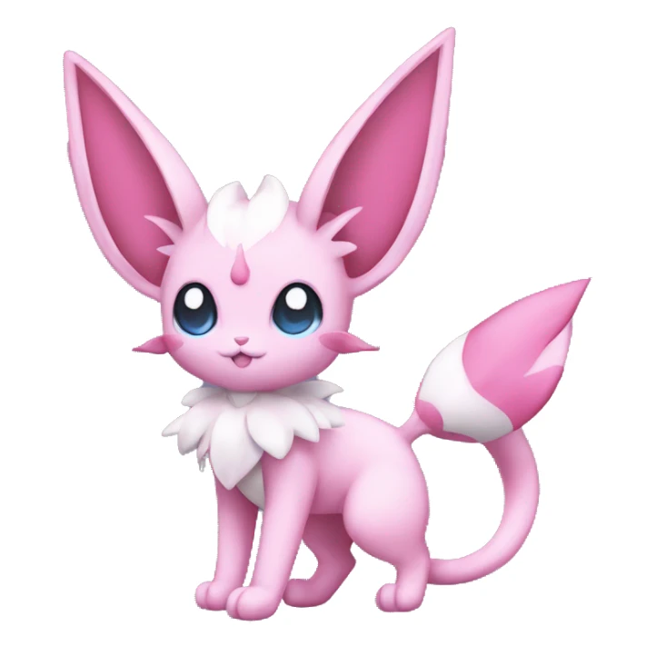 Kawaii Sylveon-Mew-Espeon-Pokémon full body sticker