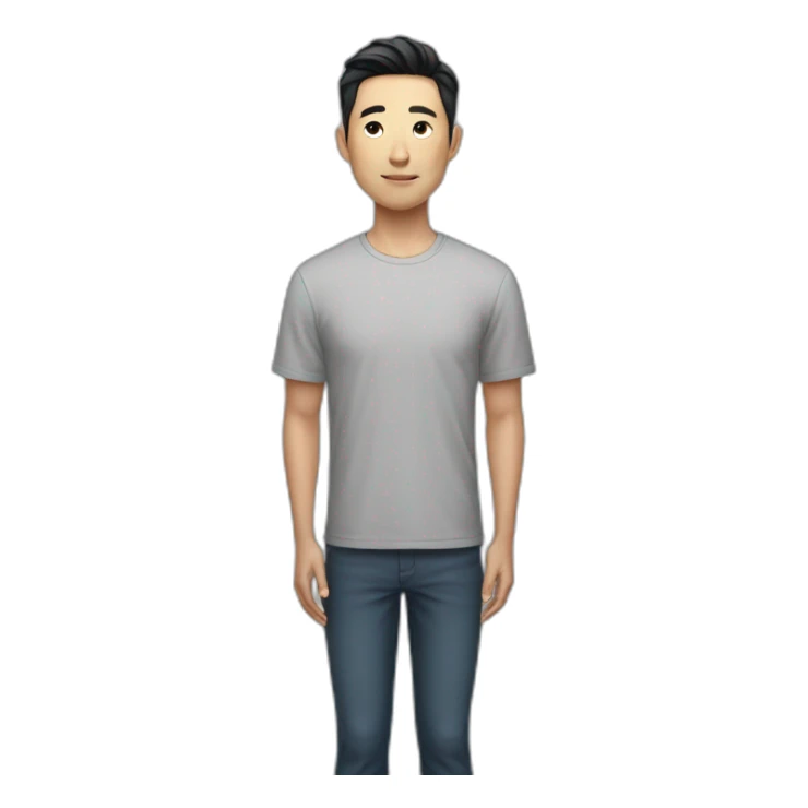 6 FOOT 2 CHINESE HANDSOME MAN sticker