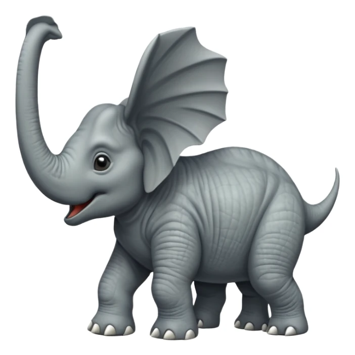 Elephant dinosaur sticker