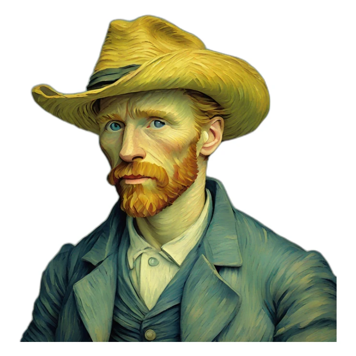 Vincent Van Gogh peinture sticker