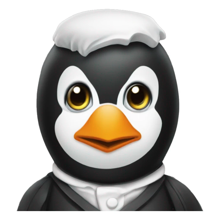 barista penguin sticker