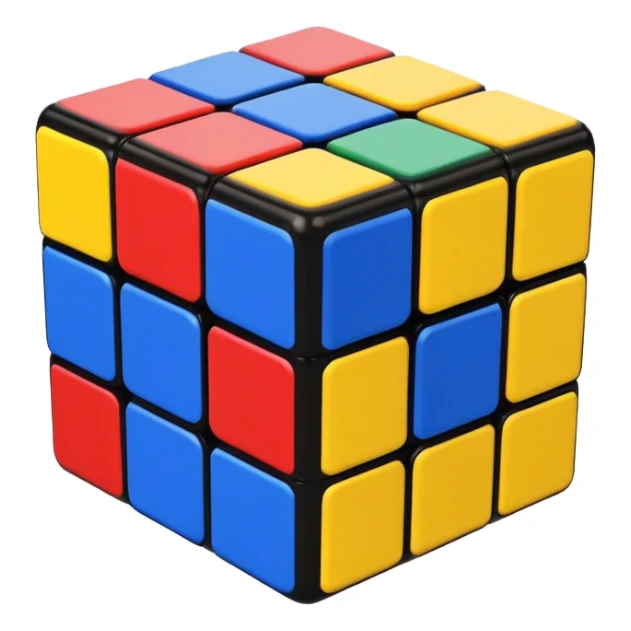 Кубик рубика sticker