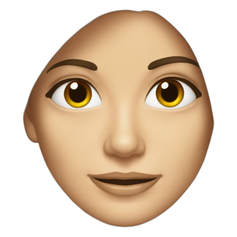 Sandra Bullock with out glasses and long hair sticker