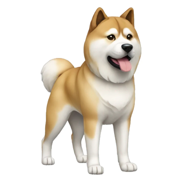 Akita Dog Breed Full Body sticker