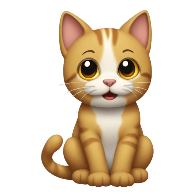 gato callendo desde muy alto sticker