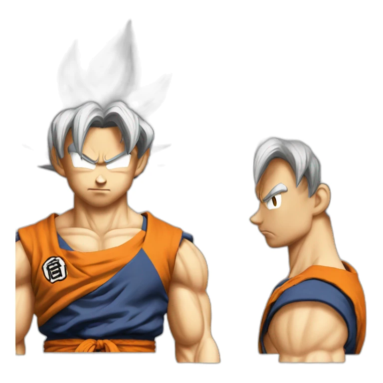 San goku déguisé en akastuki sticker