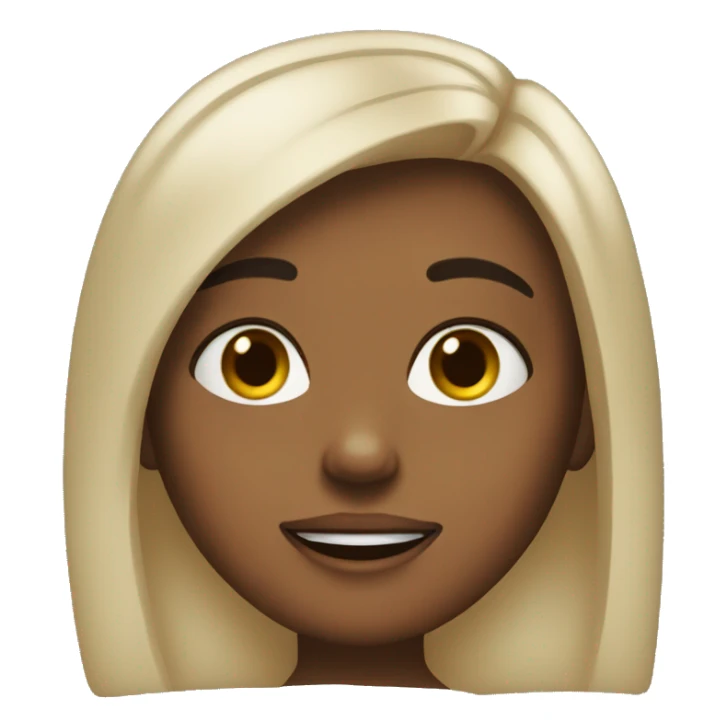 a girl who’s blushin sticker