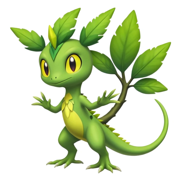  Treecko-Sceptile-Celebi full body sticker