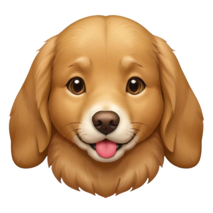 Golden retriever with kisses on her head  sticker