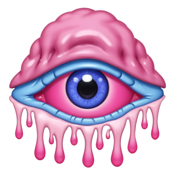 Make blue 777666 have pink eyes and and make the style steal a brainrot sticker