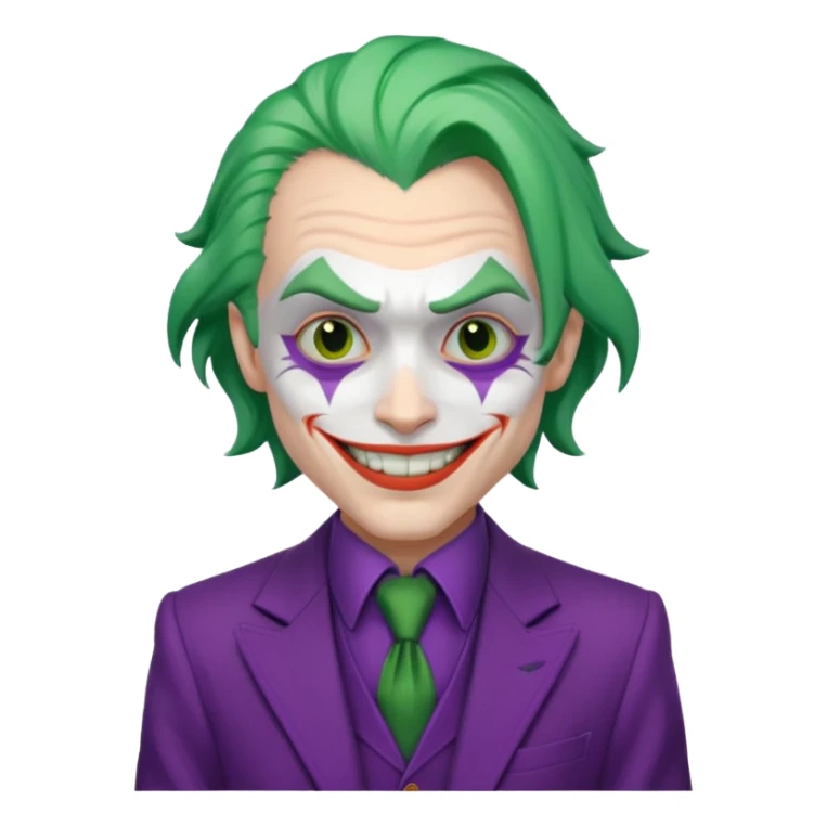 scary arkham joker sticker