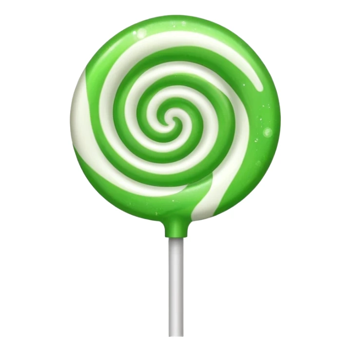 glitter toxic white lollypop 
 sticker