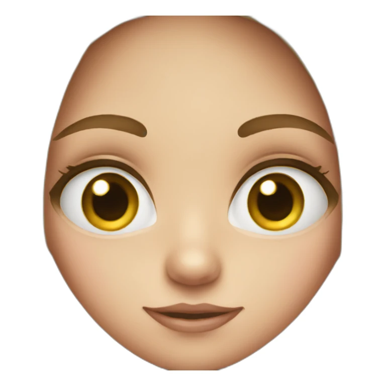 girl with big eyes sticker