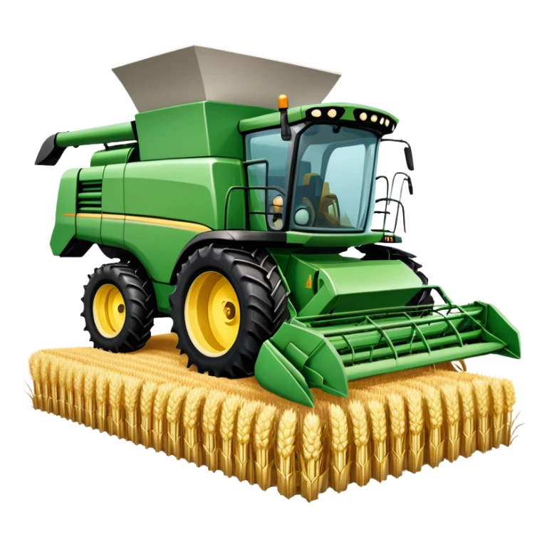An icon featuring a wheat field, a combine harvester, fertilizer formulas, and plant cells, symbolizing agronomy. The design includes farming tools and crops, representing agricultural science, crop production, and plant biology. Transparent background highlights sustainable farming and growth. sticker