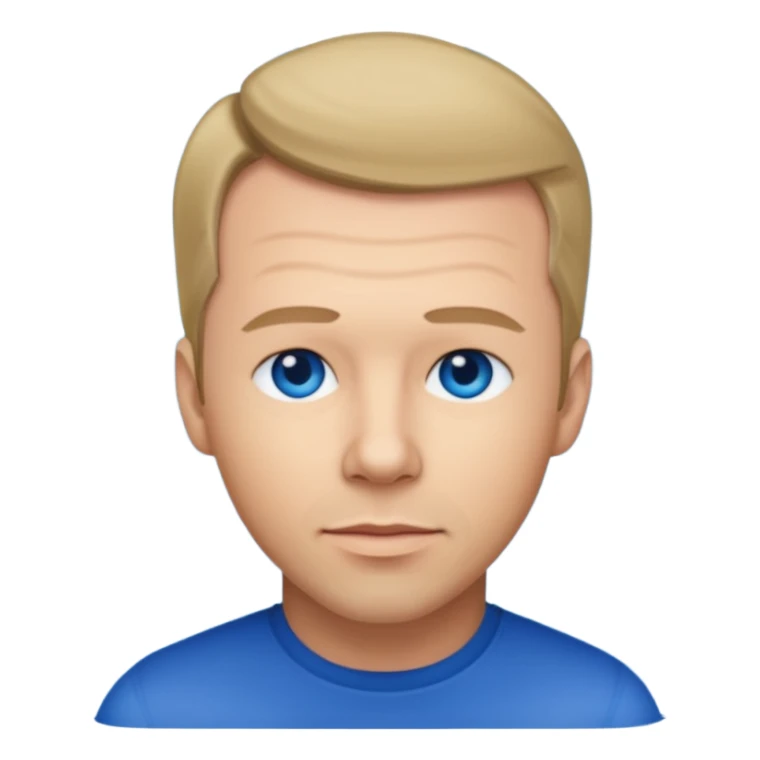 Donnie Wahlberg with dark blonde hair sticker