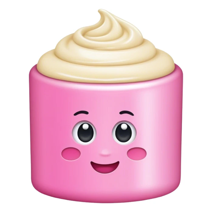 Esthetic pink tube cream sticker