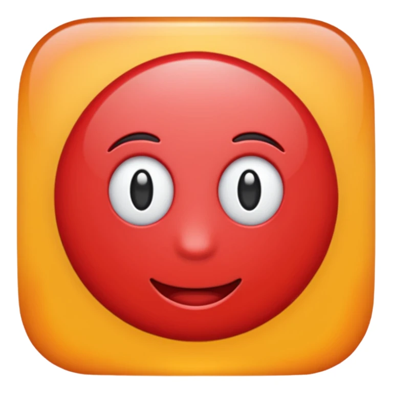 A emoji with a red 0 sticker