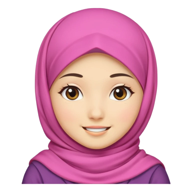 Muslim girl kawaii sticker