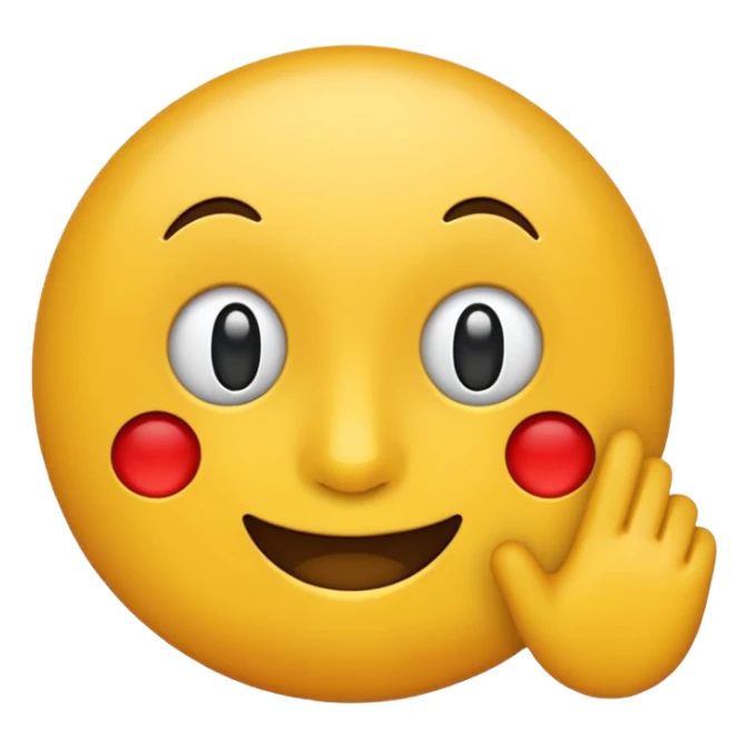 the word 'innet' as a playful, modern emoji, simple and bold sticker