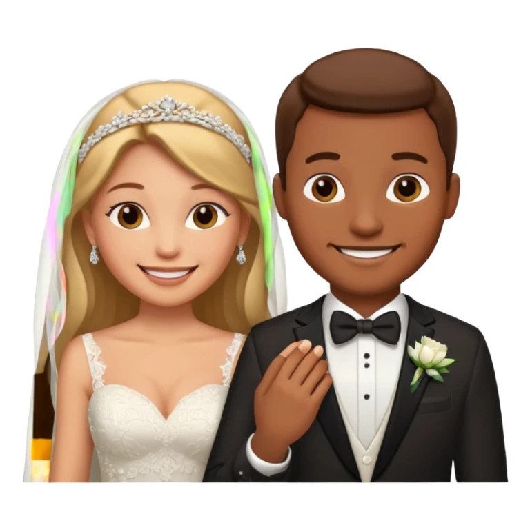 Man and women married  sticker