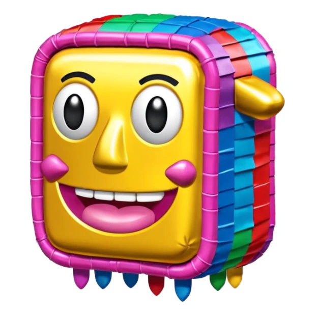   jeff koons style art SPAM pinata sculpture  sticker