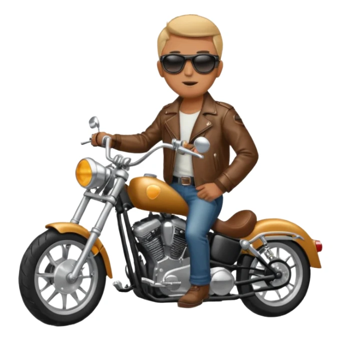 easy rider breaker morant on chopper motorcycle sticker
