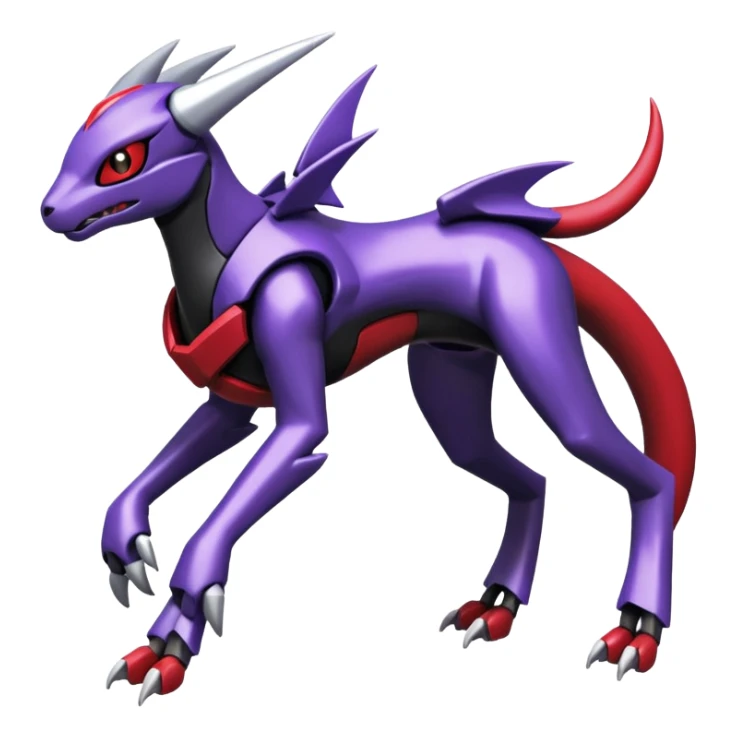 Houndoom-Dialga-Genesect-Pokémon-Fakémon-hybrid-creature sticker