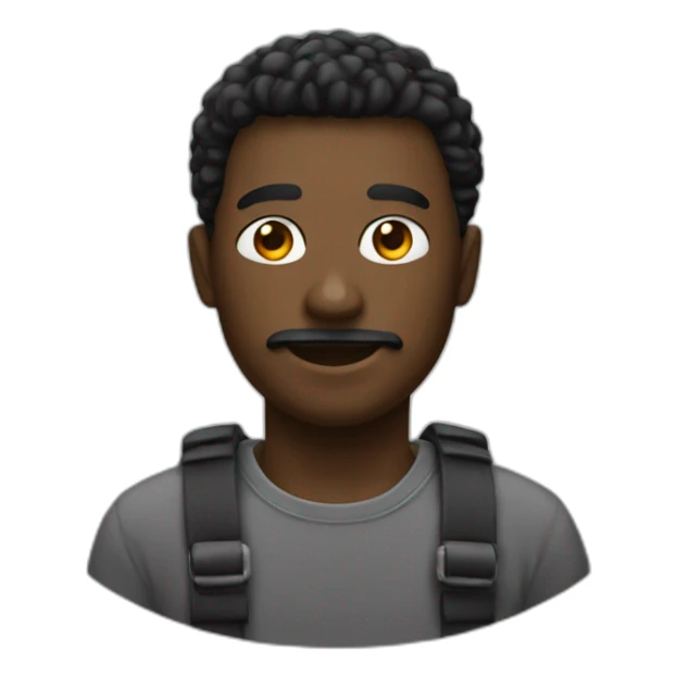 Homme noir qui tiens du coton sticker