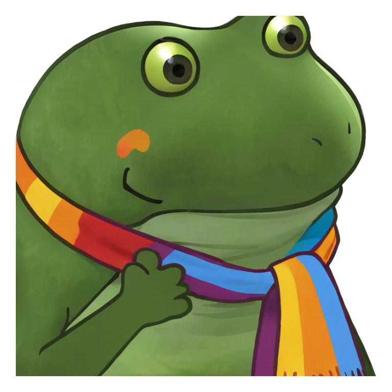 Heart in the colors of the rainbow. sticker