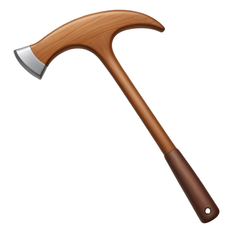 A throwing stick carved from hardwood, slightly curved for flight.













 sticker