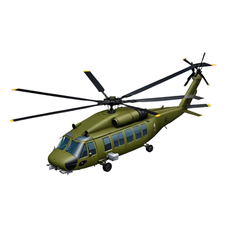 Sikorsky UH-60 Black Hawk - Sikorsky (Model Year: 2022) (Iconic colour: Olive green) sticker