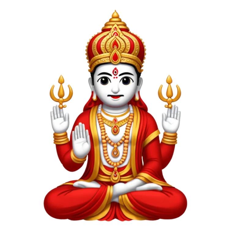 Create lord Venkateshwara tilak emoji sticker
