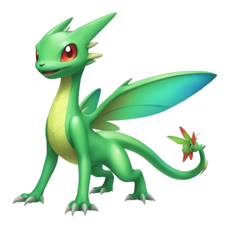 Shiny Colorful Vikavolt-Flygon-Pokémon-Fakémon Full Body sticker