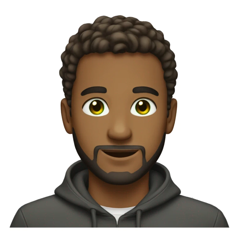 Man 21 years old, with trimmed beard, green eyes, 
short hair sticker