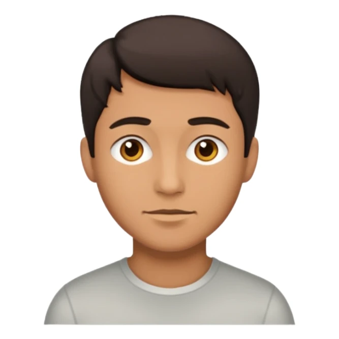 realistic portrait of a man sticker