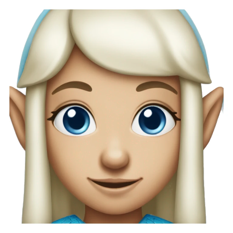  blue eyed girl elf sticker