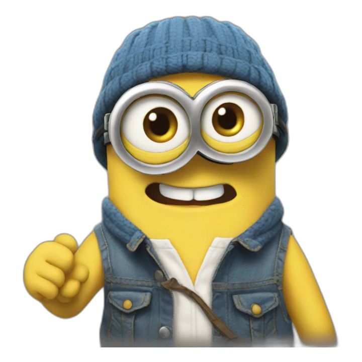 Minions love sticker