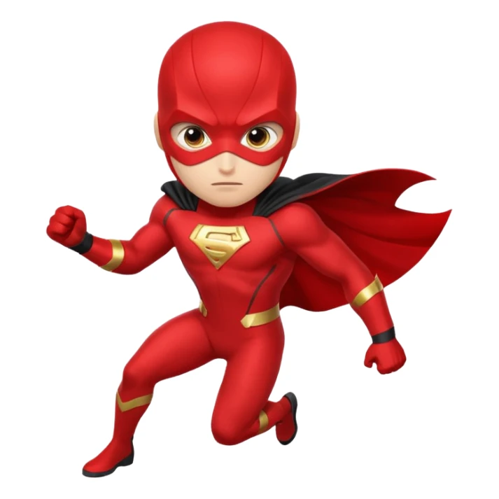crea un super heroe cuyo don es leer rapido sticker